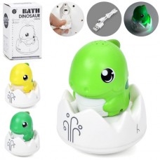 Игрушка для ванны BabyToys 129A динозавр со светом и фонтаном