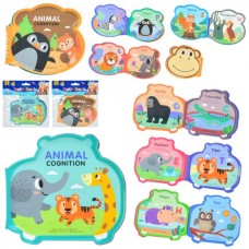 Книга для купания BabyToys 22-1-2 дикие животные с пищалкой