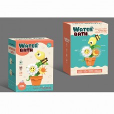 Игра для купания 611 20см, водопад, горшок с цветами, пчелка, ковшик, присоски, в кор-ке, 13-21-9см