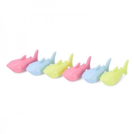 Гра для купання BabyToys 6688-908 акула з присосками 6шт Гра для купання BabyToys 6688-908 акула з присосками 6шт
