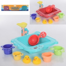 Игра для купания 669-602D емкость 27-27см, водопад на присоске, уточка-пищалка 2шт, лейки-формочки(морские обитатели), 2цв, в кульке Игра для купания 669-602D емкость 27-27см, водопад на присоске, уточка-пищалка 2шт, лейки-формочки(морские обитатели), 2цв, в кульке