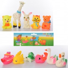 Набор игрушек для купания BabyToys 126-64-67 с пищалкой 12 шт