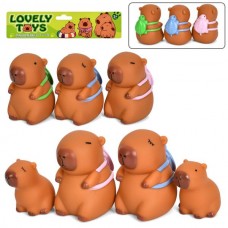Игрушки для купания BabyToys 569B-1-2 животные с пищалкой набор 7шт