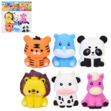 Набор игрушек для ванны BabyToys с пищалкой 6 шт