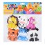 Набір іграшок для ванни BabyToys з пищалкою 6 шт Набір іграшок для ванни BabyToys з пищалкою 6 шт
