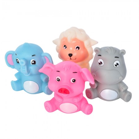 Іграшки для купання тварини BabyToys набір 4 штуки Іграшки для купання тварини BabyToys набір 4 штуки