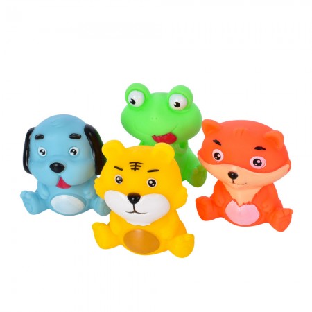 Іграшки для купання тварини BabyToys набір 4 штуки Іграшки для купання тварини BabyToys набір 4 штуки