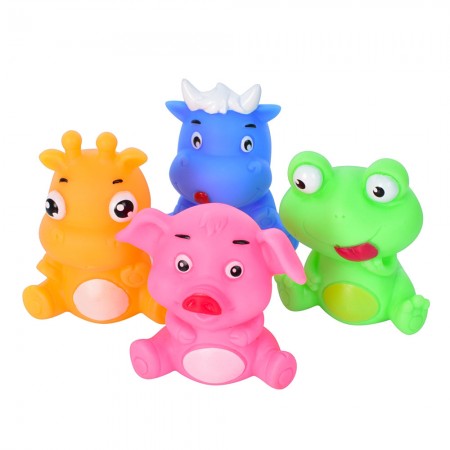 Іграшки для купання тварини BabyToys набір 4 штуки Іграшки для купання тварини BabyToys набір 4 штуки
