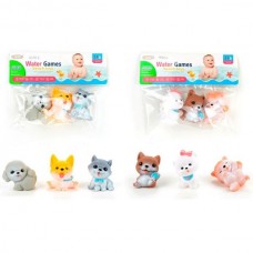 Игрушки для купания BabyToys собака набор 3 шт пластиковые