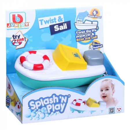 Игрушка для ванной BB Junior Splash N Play Лодка 16-89002 Игрушка для ванной BB Junior Splash N Play Лодка 16-89002