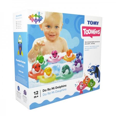 Игрушка для ванной Toomies Дельфины До Ре Ми E6528
