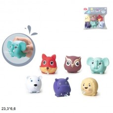 Набор игрушек для ванны BabyToys Y8619 животные 6 шт