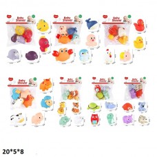 Игрушки для ванной BabyToys YL8003 животные 4 шт