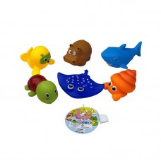 Набор пискавок BabyToys 037-263 Морские животные 6 штук