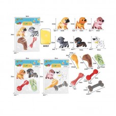 Набор пискавок BabyToys YRB 04-3 резиновые 4 фигурки микс