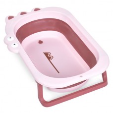 Ванночка ME 1141 CROCO Pink детская, силикон, складная, 80*53,9*20,8, розовый