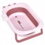 Ванночка ME 1141 CROCO Pink детская, силикон, складная, 80*53,9*20,8, розовый
