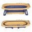 Ванночка ME 1141 CROCO Yellow детская, силикон, складная, 80*53,9*20,8, желто-синий