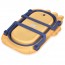 Ванночка ME 1141 CROCO Yellow детская, силикон, складная, 80*53,9*20,8, желто-синий