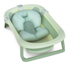 Детская ванночка BabyToys ME 1151 складная с термометром зеленая