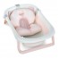 Детская ванночка BabyToys ME 1151 Plus розовая складная с термометром