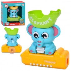Игрушка для купания BabyToys Водопад слон с присосками