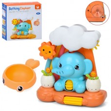 Игрушка для купания слон BabyToys 9930A с присосками и лейкой