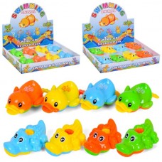 Заводная игрушка для купания утка и крокодил BabyToys 12 см