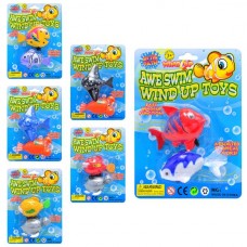 Заводная игрушка для купания рыбки BabyToys M 0981, набор 2 шт