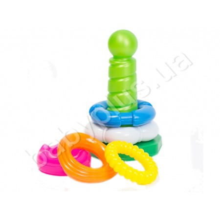 Дитяча пірамідка №2 Colorplast 1-080 Дитяча пірамідка №2 Colorplast 1-080