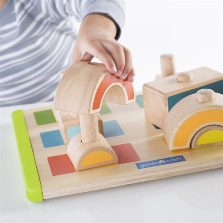 Дерев'яний сортер Guidecraft Manipulatives Чергування та поєднання G6735 Дерев'яний сортер Guidecraft Manipulatives Чергування та поєднання G6735