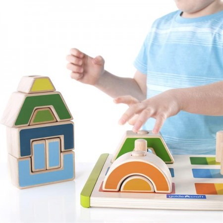 Дерев'яний сортер Guidecraft Manipulatives Чергування та поєднання G6735 Дерев'яний сортер Guidecraft Manipulatives Чергування та поєднання G6735