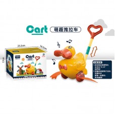 Каталка на палочке BabyToys пластмассовая разные цвета Каталка на палочке BabyToys пластмассовая разные цвета