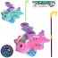Каталка на палиці вертоліт 47см зі звуком і світлом BabyToys