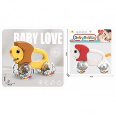 Каталка на палочке BabyToys 2859-5 пластмассовая 2 цвета