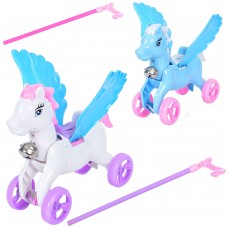 Каталка на палочке конячка BabyToys 32310C махает крыльями Каталка на палочке конячка BabyToys 32310C махает крыльями