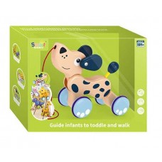 Каталка на палочке BabyToys 338 пластиковая разноцветная