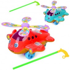 Каталка вертолет BabyToys 352 со звуком, подвижные детали Каталка вертолет BabyToys 352 со звуком, подвижные детали