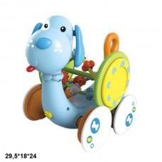 Каталка собака BabyToys 602 интерактивная с музыкой