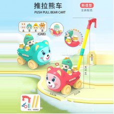 Каталка на палочке BabyToys с вращающейся фигуркой и звонком Каталка на палочке BabyToys с вращающейся фигуркой и звонком