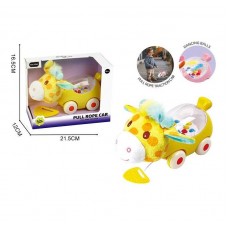 Каталка на палочке BabyToys YT 25-14 пластмассовая разноцветная