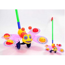 Каталка на палочке BabyToys Метелик 325 пластмассовая Каталка на палочке BabyToys Метелик 325 пластмассовая