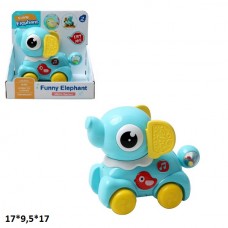 Каталка слоненок BabyToys 66006 с музыкой и светом Каталка слоненок BabyToys 66006 с музыкой и светом