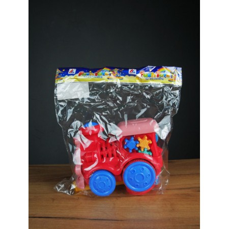 Каталка на палочке BabyToys 8525 пластмассовая разноцветная Каталка на палочке BabyToys 8525 пластмассовая разноцветная