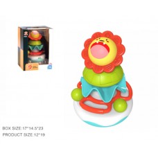 Пирамидка-неваляшка BabyToys BA2106 с прорезывателем