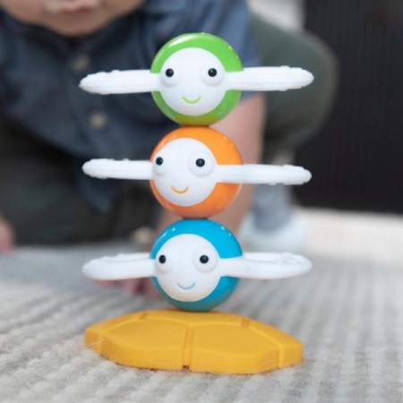 Магнітна пірамідка Fat Brain Toys Dizzy Bees Веселі бджілки F294ML Магнітна пірамідка Fat Brain Toys Dizzy Bees Веселі бджілки F294ML