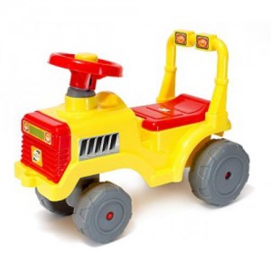 Детская каталка-толокар Орион 931 Беби трактор, желтый