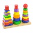 Набор деревянных пирамидок Viga Toys Три фигуры