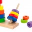 Набор деревянных пирамидок Viga Toys Три фигуры Набор деревянных пирамидок Viga Toys Три фигуры