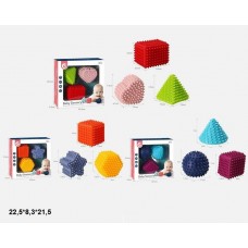 Набор текстурных игрушек BabyToys геометрические фигуры 3 шт Набор текстурных игрушек BabyToys геометрические фигуры 3 шт